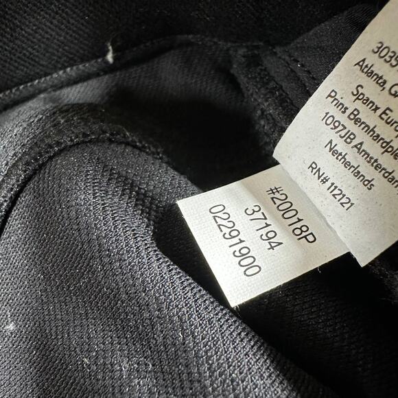 Spanx NWT Jean-ish Ankle Denim Leggings Black Size 3X 20018P Elastic Waist - Picture 6 of 11